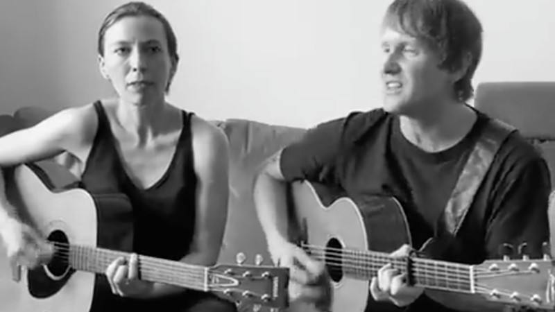 *Walking Barefoot* acoustic rehearsal